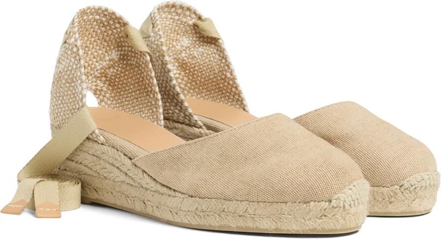 Castañer Carina Wedge Espadrilles Beige Dames - Foto 1
