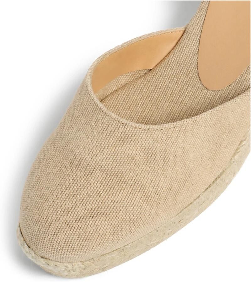 Castañer Carina Wedge Espadrilles Beige Dames - Foto 6