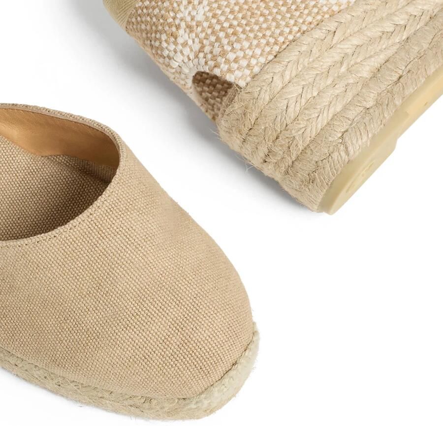 Castañer Carina Wedge Espadrilles Beige Dames - Foto 3