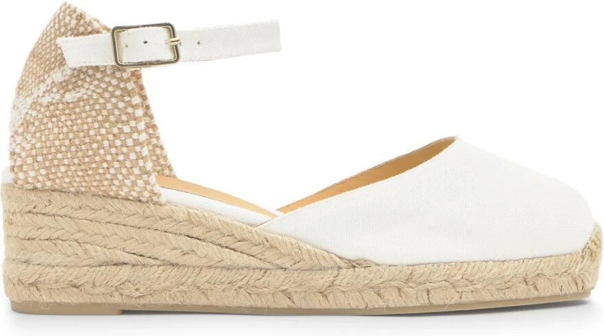 Castañer Espadrilles 'Carol' lichtbeige wit