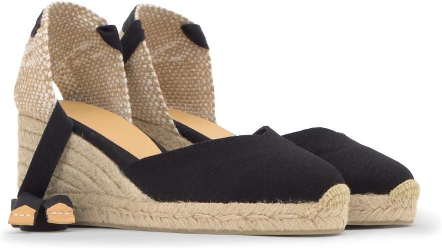 Castañer Alpargata MET 9 CM Sleehak Black Dames - Foto 7