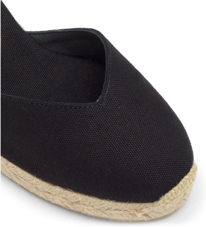 Castañer Alpargata MET 9 CM Sleehak Black Dames - Foto 4