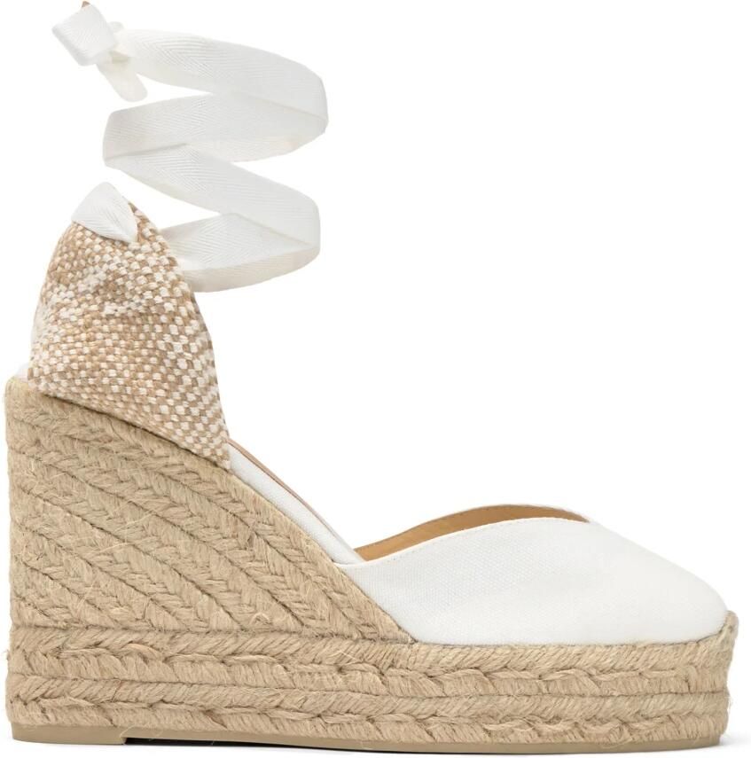 Castañer Chiara 8Ed 001 11 cm Sleehakken White Dames