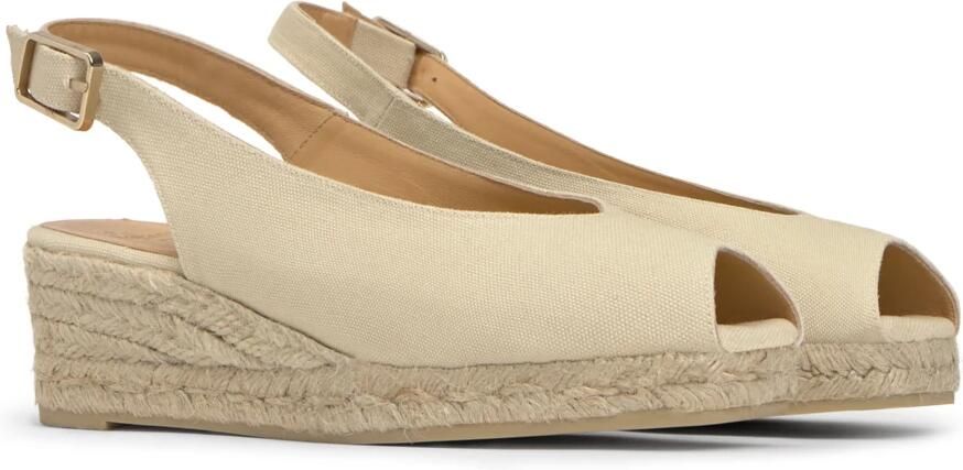 Castañer Dosalia gecertificeerde katoenen espadrilles met 5 cm sleehak. - Foto 6