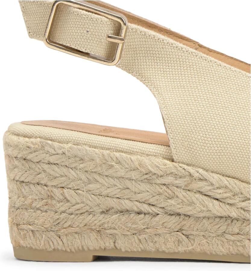Castañer Dosalia gecertificeerde katoenen espadrilles met 5 cm sleehak. - Foto 4