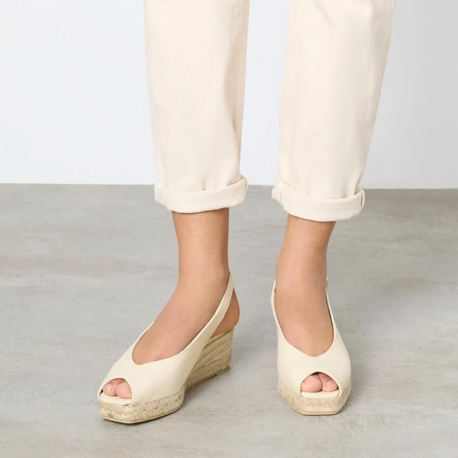 Castañer Dosalia gecertificeerde katoenen espadrilles met 5 cm sleehak. - Foto 2
