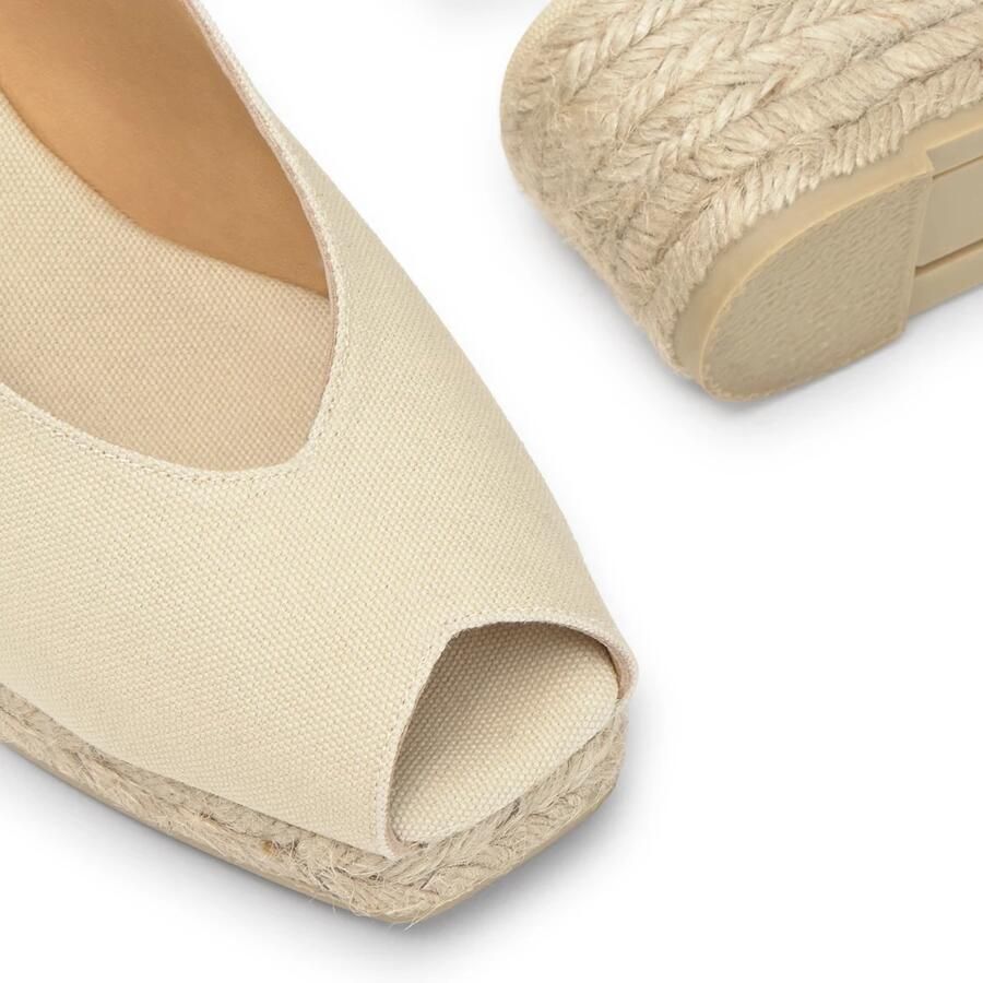 Castañer Dosalia gecertificeerde katoenen espadrilles met 5 cm sleehak. - Foto 3