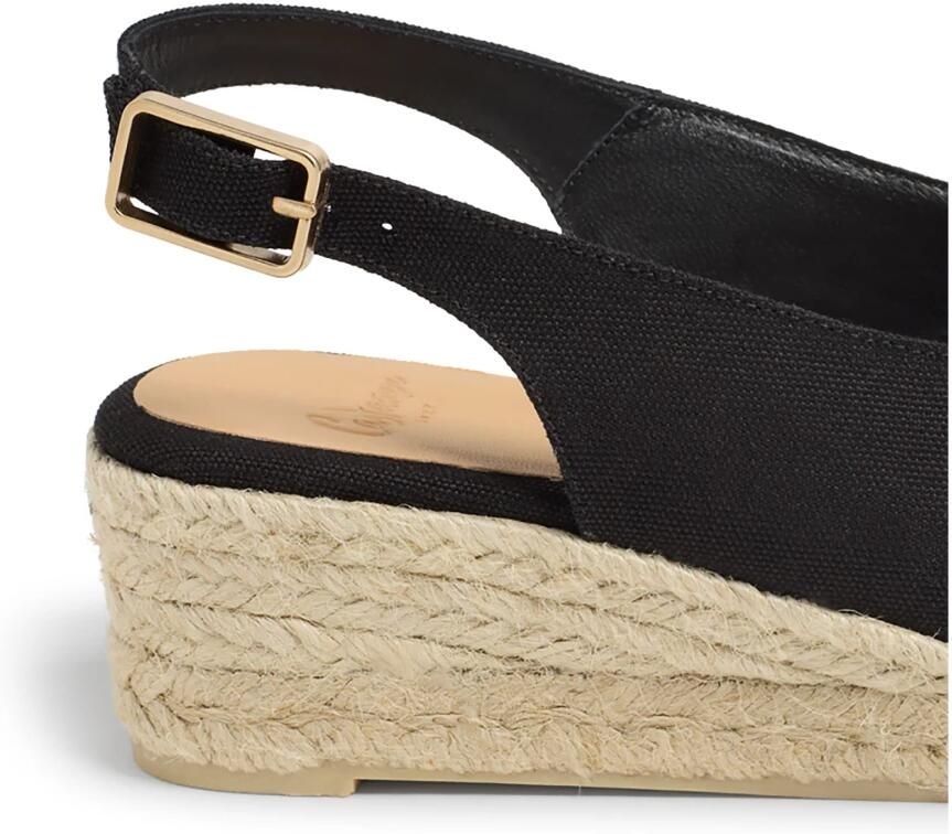 Castaner Sandalen CASTAÑER DOSALIA SCHWARZE ESPADRILLE MIT KEIL in zwart - Foto 5