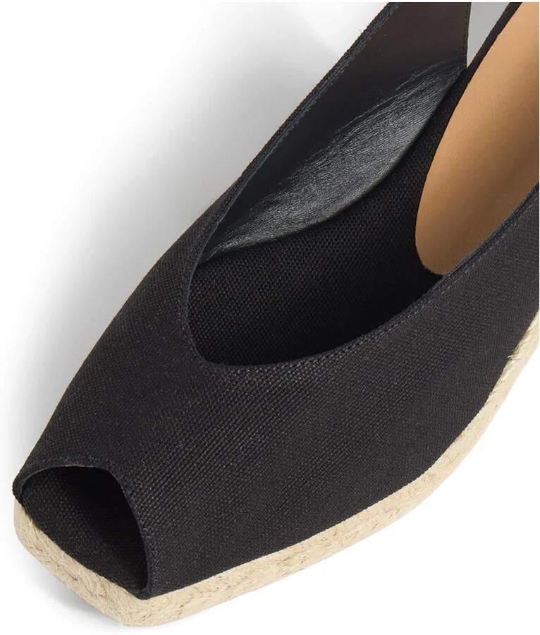 Castaner Sandalen CASTAÑER DOSALIA SCHWARZE ESPADRILLE MIT KEIL in zwart - Foto 4