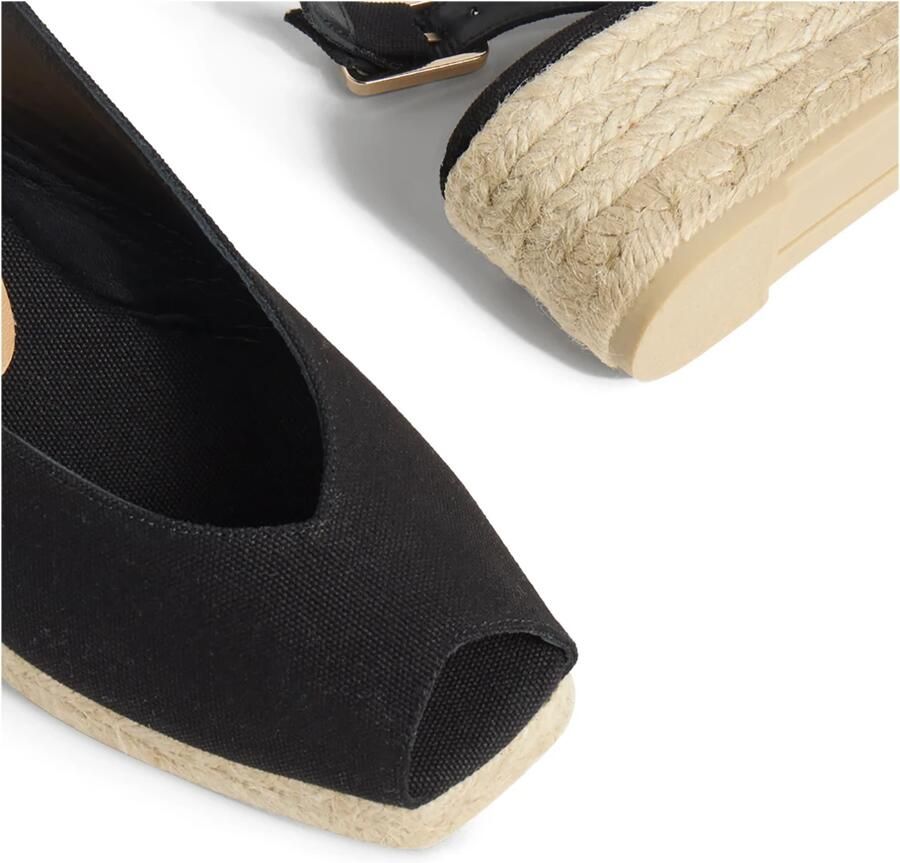 Castaner Sandalen CASTAÑER DOSALIA SCHWARZE ESPADRILLE MIT KEIL in zwart - Foto 3