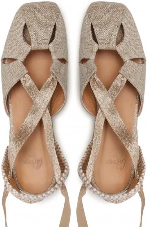 Castañer Espadrilles van glitterstof - Foto 5