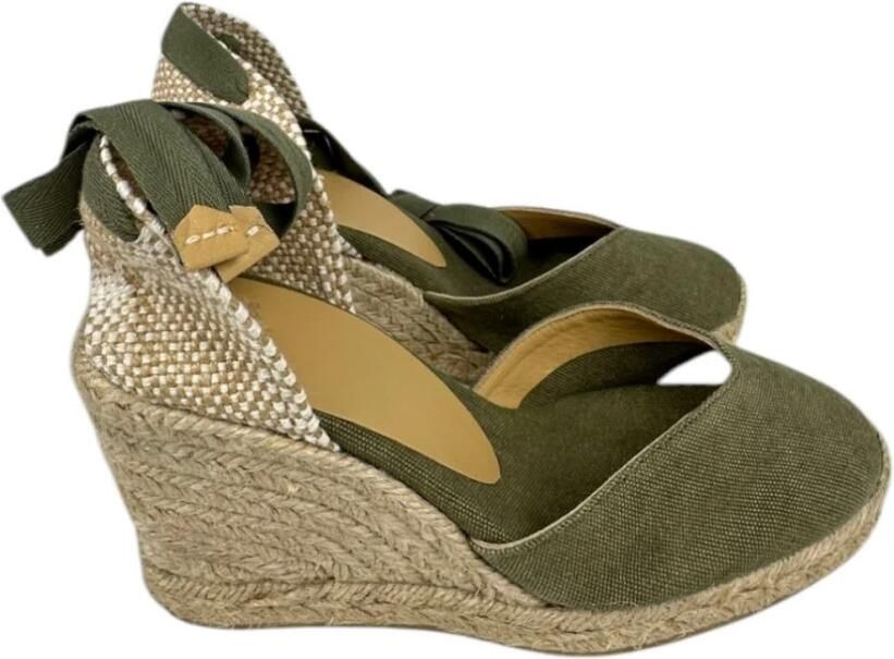 Castañer Militaire Stijl Espadrilles