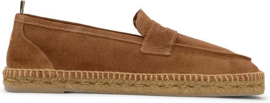 Castañer Bruine platte schoenen met gevlochten zool Brown Heren