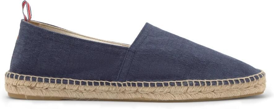 Castañer Blauwe Platte Oxford Schoenen Jute Zool