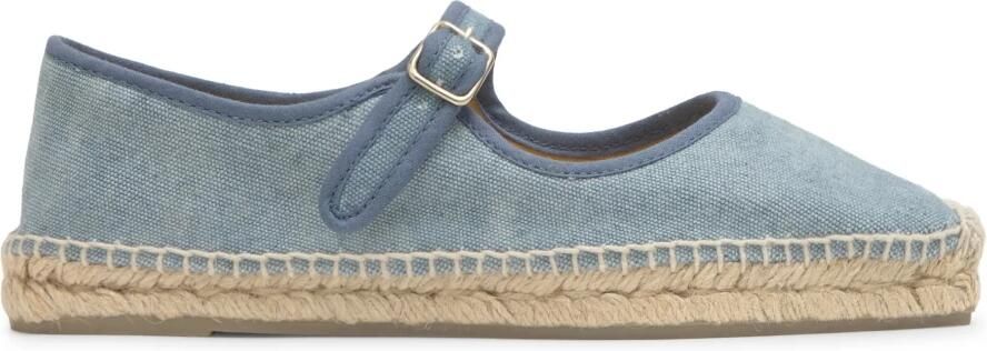 Castañer Padua Mary-Jane Espadrille met Platte Zool