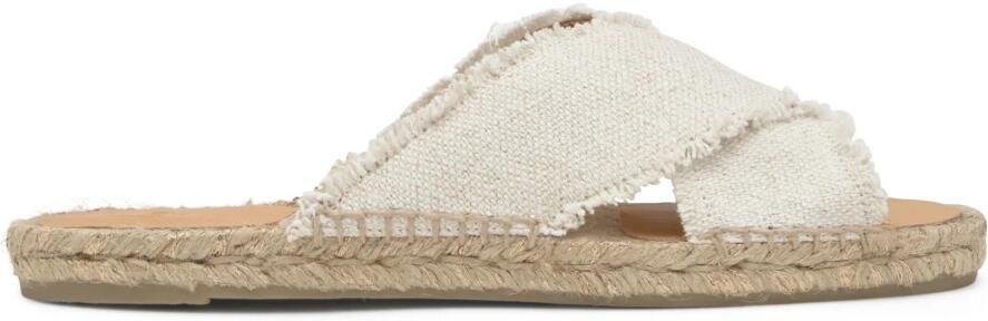 Castañer Palmera slipper van linnen met glitter