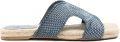 Castañer Pura Flat Sandal - Blauw