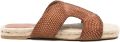 Castañer Pura Flat Sandal - Bruin