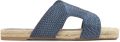 Castañer Pura Flat Sandal - Blauw