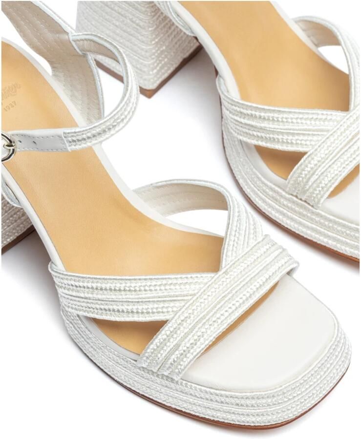 Castañer Raffia Feest Sandaal met Enkelband - Foto 2