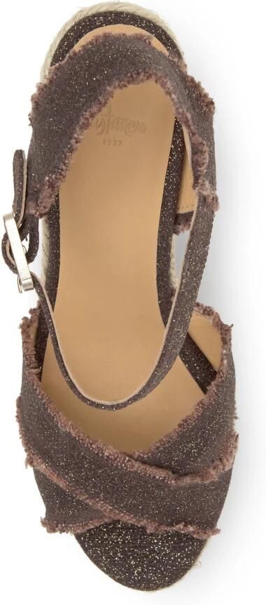 Castañer Bruine Sleehak Espadrilles Sandalen Brown Dames - Foto 6