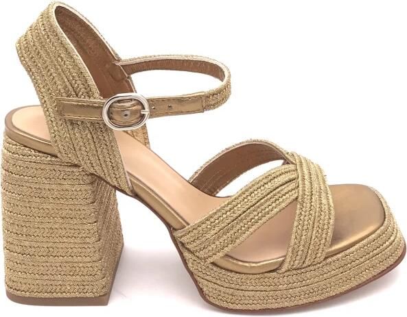 Castañer Gouden Hak Espadrilles voor Vrouwen Beige Dames - Foto 3
