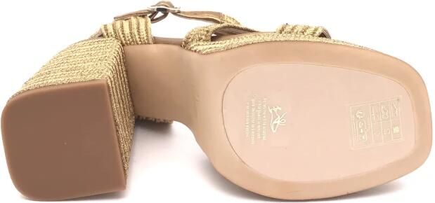 Castañer Gouden Hak Espadrilles voor Vrouwen Beige Dames - Foto 4