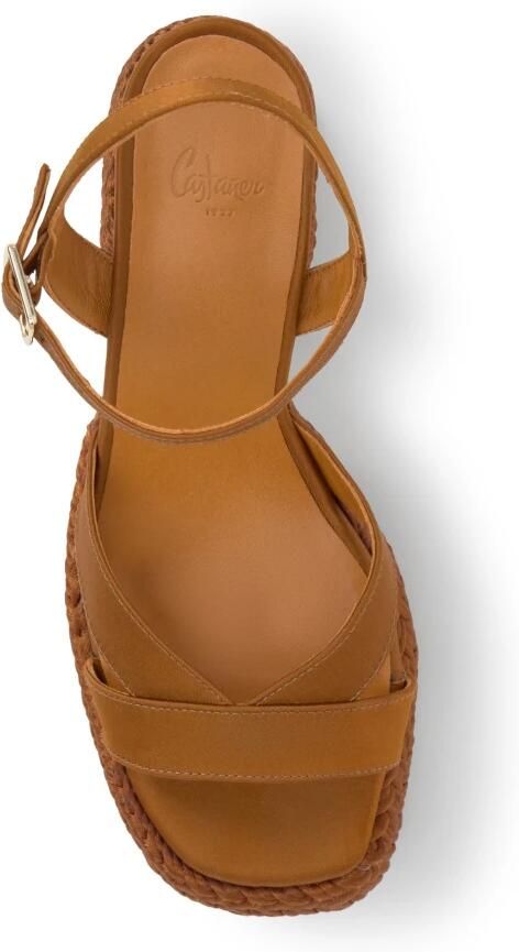 Castañer Sandalen met riem 'VIEN ' geel - Foto 6