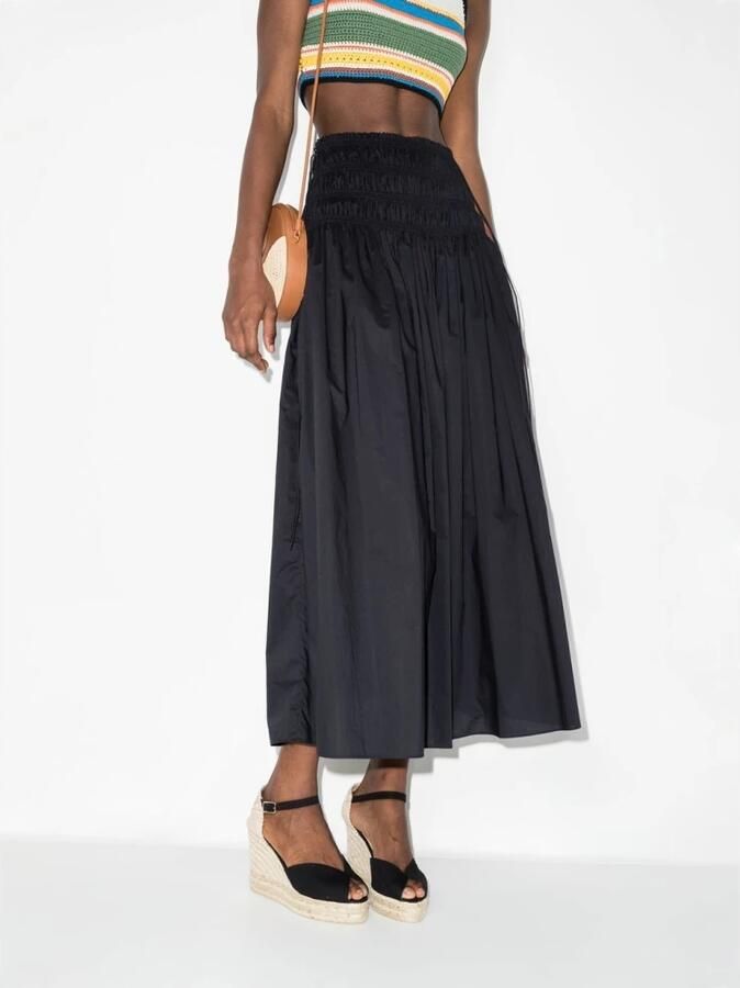 Castañer Zwarte Canvas Platform Wedge Espadrilles Black Dames - Foto 2