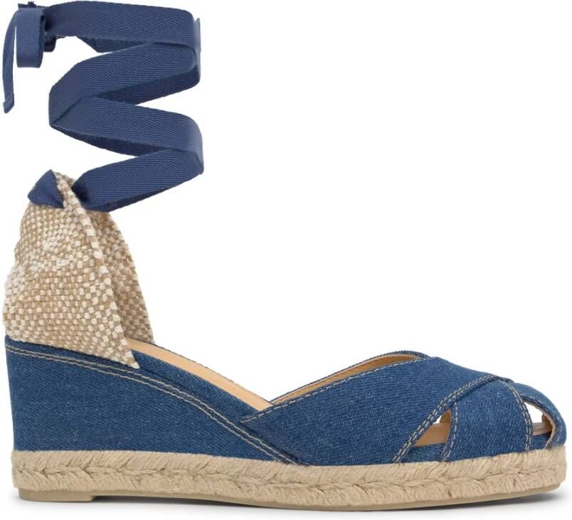 Castañer Chabeli 6 263 · Espadrille met 7 cm sleehak