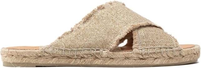 Castañer Dames Palmera Espadrille Sandalen Beige Dames