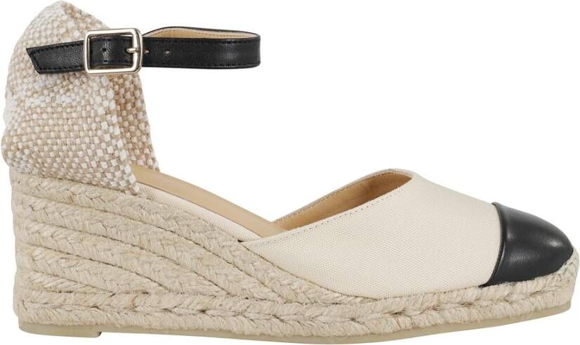 Castañer Coraline Espadrilles in Ecru Katoen