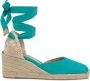 Castañer Espadrille MET 7 CM HAK Green Dames - Thumbnail 1