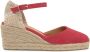 Castañer Espadrille MET 7 CM Sleehak Red Dames - Thumbnail 1