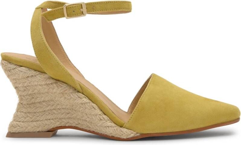 Castañer Espadrille MET 8 CM Sleehak Green Dames