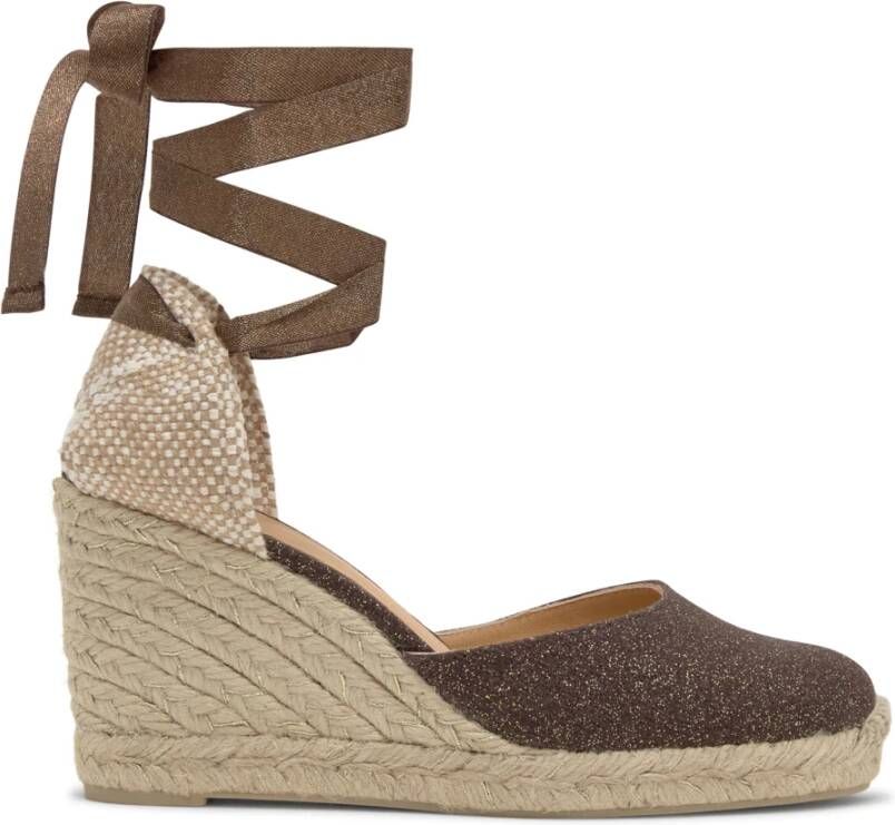 Castañer Espadrilles met 9 cm sleehak