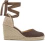 Castañer Espadrilles met 9 cm sleehak - Thumbnail 1