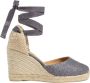 Castañer Grijze Espadrilles met Amandelvormige Neus Gray Dames - Thumbnail 4