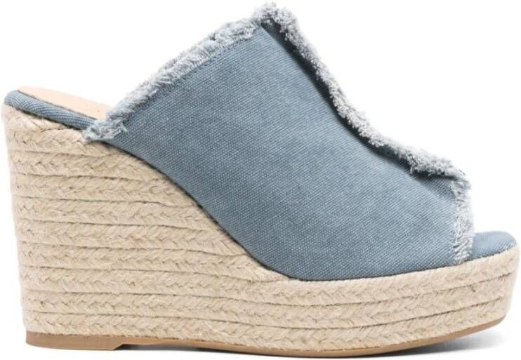 Castañer Fatima espadrille met schapenleren details