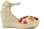 Castañer Geborduurde hoge sleehak espadrilles Multicolor Dames - Thumbnail 1