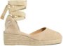 Castañer Geweven Sleehak Espadrilles Sandaal Brown Dames - Thumbnail 1