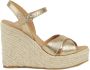 Castañer Gouden Espadrille Sleehakken Yellow Dames - Thumbnail 1