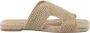 Castañer Gouden Handgeweven Espadrille Sandaal - Thumbnail 1