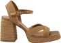 Castañer Gouden sleehak sandaal voor elegante zomerlooks - Thumbnail 1