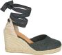 Castañer Grijze Espadrilles met Amandelvormige Neus Gray Dames - Thumbnail 10