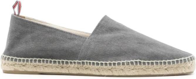 Castañer Grijze Gewassen Canvas Espadrilles