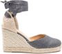 Castañer Grijze Espadrilles met Amandelvormige Neus Gray Dames - Thumbnail 9