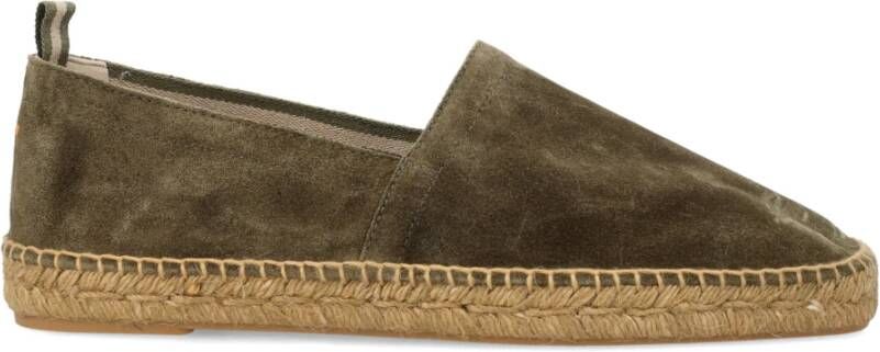 Castañer Groene Suède Espadrilles Green Heren