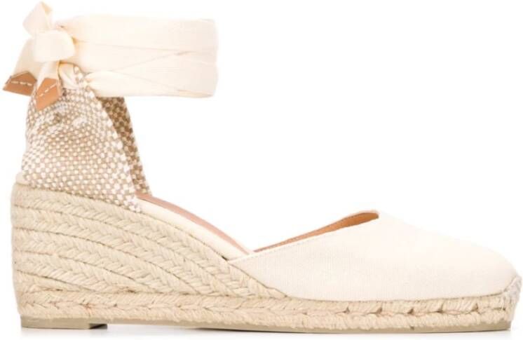 Castañer Stijlvolle Wedges en Flatforms voor Vrouwen Beige Dames