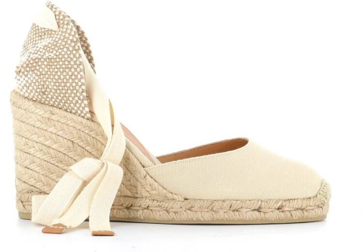 Castañer Verhoog je zomerse stijl met hoge hak sandalen White Dames